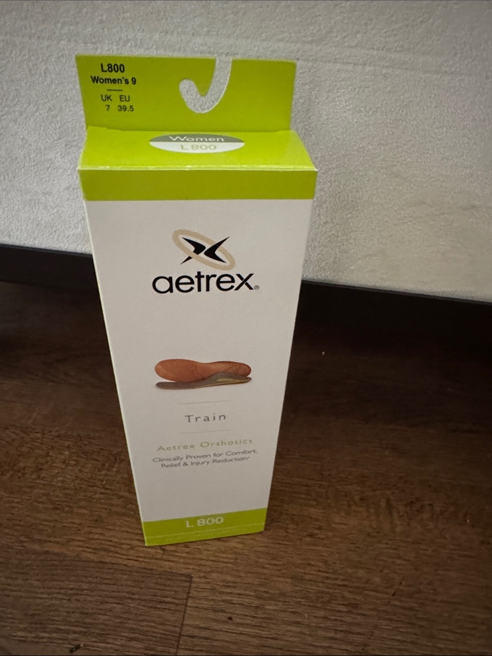 Orthotic shoe insert box
